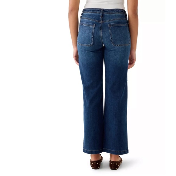 Celebrity Pink jeans wide leg pork chop pockets size 5 27 - Picture 2 of 13